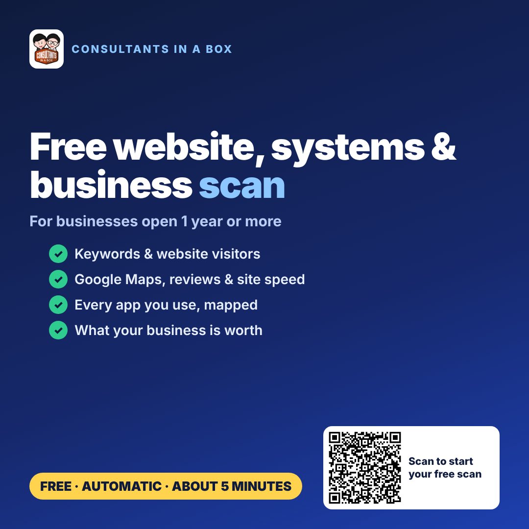 Free website, systems and business scan