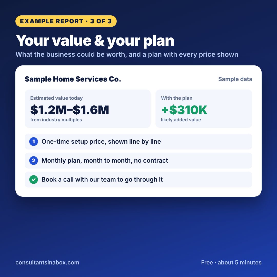 Your value and your plan